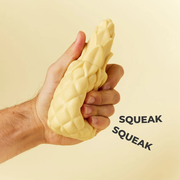 Pineapple Squeaky Dog Toy